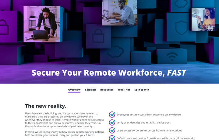 Landing Page Example